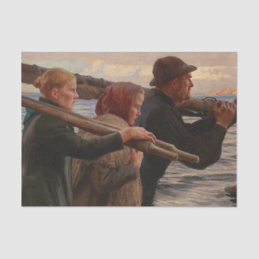 Albert Edelfelt - In de Outer Archipel Tissuepapier (Voorkant)