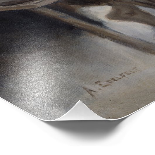 Albert Edelfelt - Jesus Washing Feet of Disciples Foto Afdruk (Hoek)