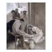Albert Edelfelt - Jesus Washing Feet of Disciples Foto Afdruk (Voorkant)