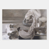 Albert Edelfelt - Jesus Washing Feet of Disciples Inpakpapier Vel (Voorkant 2)