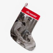 Albert Edelfelt - Jesus Washing Feet of Disciples Kleine Kerstsok (Voorkant (Hangend))