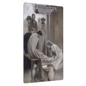 Albert Edelfelt - Jesus Washing Feet of Disciples Klembord (Rechts)