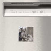 Albert Edelfelt - Jesus Washing Feet of Disciples Magneet (Insitu (Vaatwasser))