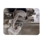 Albert Edelfelt - Jesus Washing Feet of Disciples Magneet (Horizontaal)