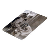 Albert Edelfelt - Jesus Washing Feet of Disciples Magneet (Linkerzijde)