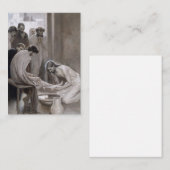 Albert Edelfelt - Jesus Washing Feet of Disciples Notitiekaartje (Voorkant / Achterkant)