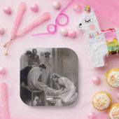 Albert Edelfelt - Jesus Washing Feet of Disciples Papieren Bordje (Feest)