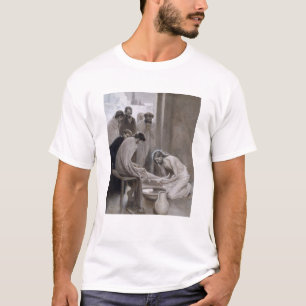Albert Edelfelt - Jesus Washing Feet of Disciples T-shirt