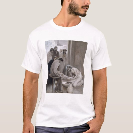 Albert Edelfelt - Jesus Washing Feet of Disciples T-shirt (Voorkant)