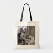 Albert Edelfelt - Jesus Washing Feet of Disciples Tote Bag (Voorkant)