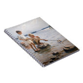 Albert Edelfelt - Jongens spelen op de oever Notitieboek (Rechterzijde)