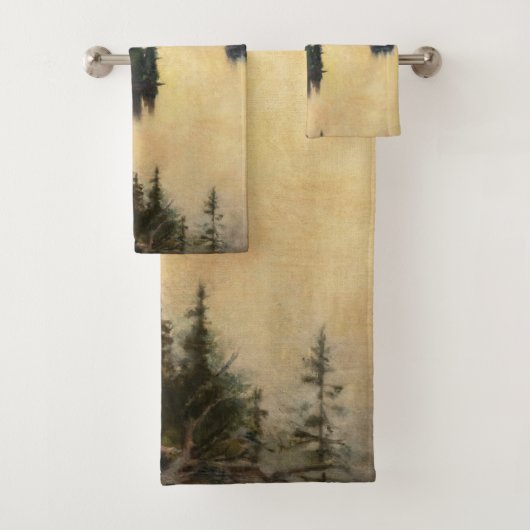 Albert Edelfelt - Kaukola Ridge op Sunset Bad Handdoek (Insitu)