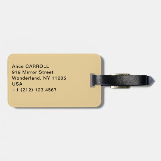 Albert Edelfelt - Kaukola Ridge op Sunset Bagagelabel (Achterkant horizontaal)