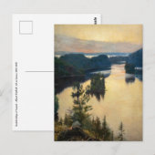 Albert Edelfelt - Kaukola Ridge op Sunset Briefkaart (Voorkant / Achterkant)