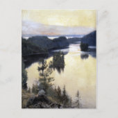 Albert Edelfelt Kaukola Ridge op Sunset Briefkaart (Voorkant)