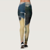 Albert Edelfelt - Kaukola Ridge op Sunset Leggings (Achterkant)