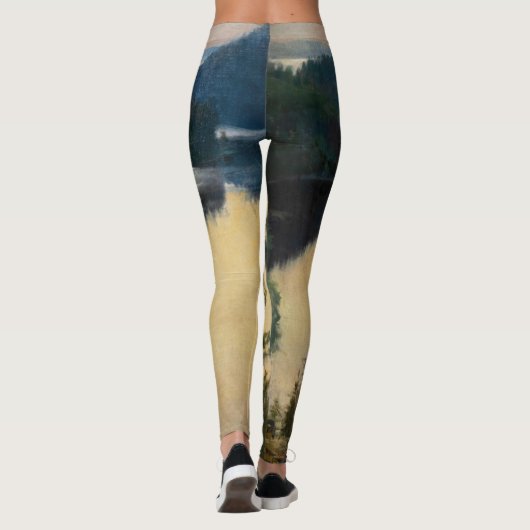 Albert Edelfelt - Kaukola Ridge op Sunset Leggings (Achterkant)