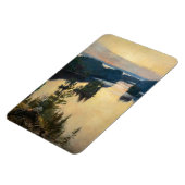 Albert Edelfelt - Kaukola Ridge op Sunset Magneet (Linkerzijde)