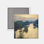 Albert Edelfelt - Kaukola Ridge op Sunset Magneet (Voorkant / Achterkant)