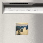 Albert Edelfelt - Kaukola Ridge op Sunset Magneet (Insitu (Vaatwasser))