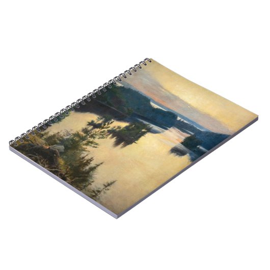 Albert Edelfelt - Kaukola Ridge op Sunset Notitieboek (Linkerzijde)