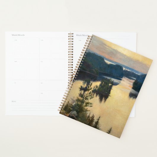 Albert Edelfelt - Kaukola Ridge op Sunset Planner (Display)