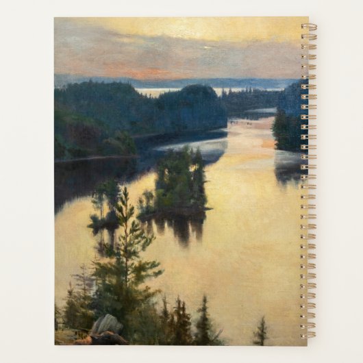Albert Edelfelt - Kaukola Ridge op Sunset Planner (Achterkant)