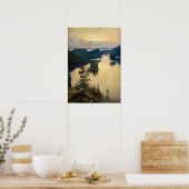 Albert Edelfelt - Kaukola Ridge op Sunset Poster (Keuken)