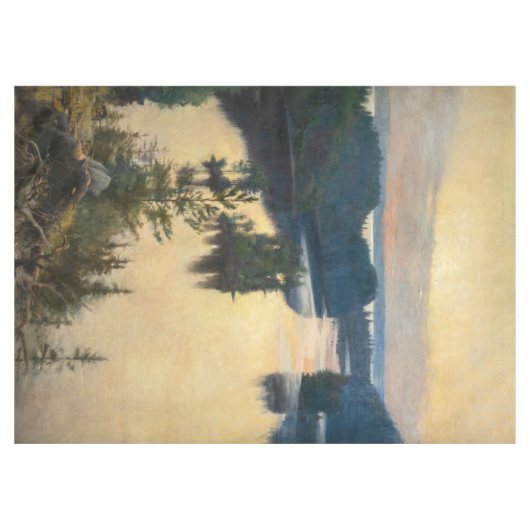 Albert Edelfelt - Kaukola Ridge op Sunset Tafelkleed (Voorkant (Horizontaal))