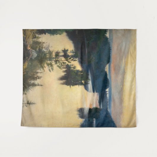 Albert Edelfelt - Kaukola Ridge op Sunset Wandkleed (Voorkant (horizontaal))