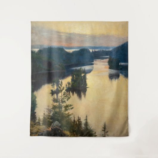 Albert Edelfelt - Kaukola Ridge op Sunset Wandkleed (Voorkant)