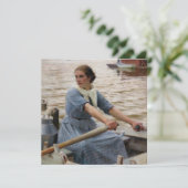 Albert Edelfelt - La Laitiere Bedankkaart (Staand voorkant)