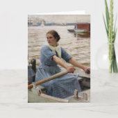 Albert Edelfelt - La Laitiere Kaart (Voorkant)