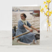 Albert Edelfelt - La Laitiere Kaart (Gele Bloem)