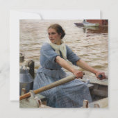 Albert Edelfelt - La Laitiere Kaart (Voorkant)