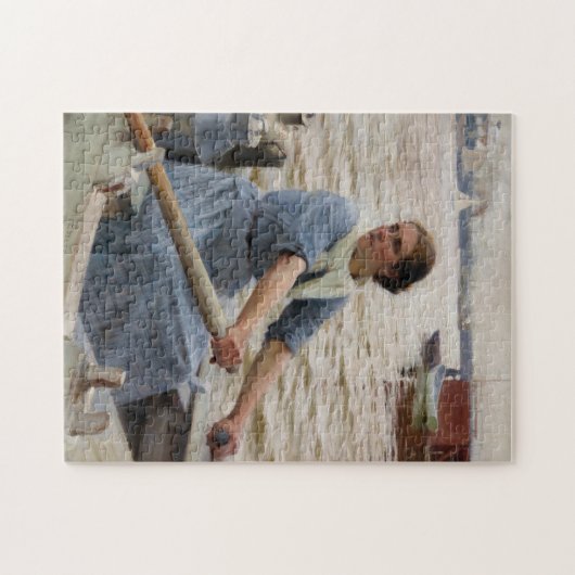 Albert Edelfelt - La Laitiere Legpuzzel (Horizontaal)