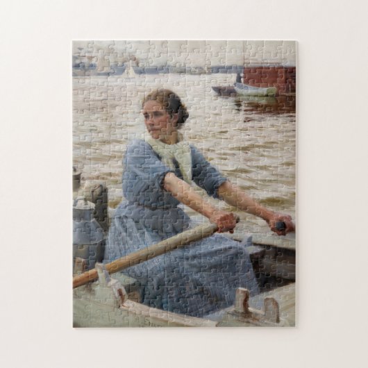 Albert Edelfelt - La Laitiere Legpuzzel (Verticaal)