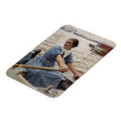 Albert Edelfelt - La Laitiere Magneet (Linkerzijde)