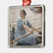 Albert Edelfelt - La Laitiere Metalen Ornament (Links)