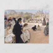 Albert Edelfelt - Luxemburg Tuinen, Parijs Briefkaart (Voorkant)