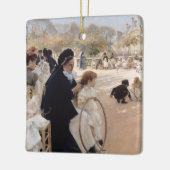 Albert Edelfelt - Luxemburgse tuinen, Parijs Keramisch Ornament (Links)