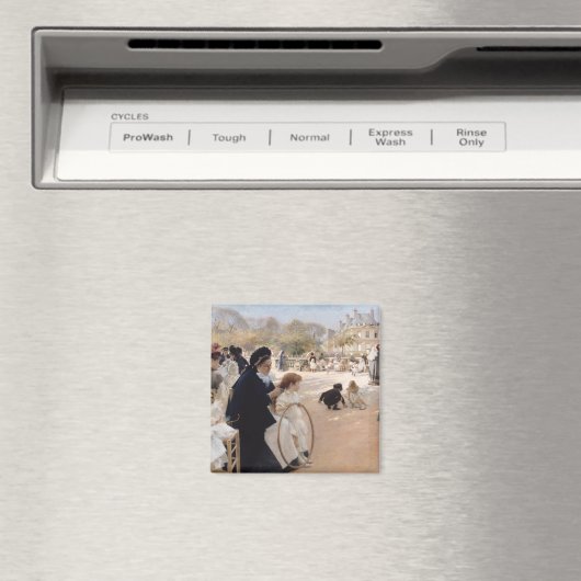 Albert Edelfelt - Luxemburgse tuinen, Parijs Magneet (Insitu (Vaatwasser))