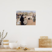 Albert Edelfelt - Luxemburgse tuinen, Parijs Poster (Keuken)