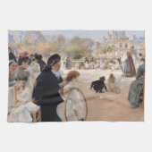 Albert Edelfelt - Luxemburgse tuinen, Parijs Theedoek (Horizontaal)