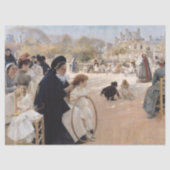 Albert Edelfelt - Luxemburgse tuinen, Parijs Tissuepapier (Voorkant)