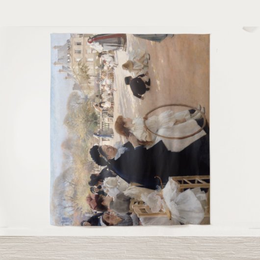 Albert Edelfelt - Luxemburgse tuinen, Parijs Wandkleed (Voorkant)