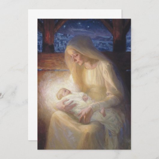 Albert Edelfelt - Madonna Kaart (Voorkant / Achterkant)