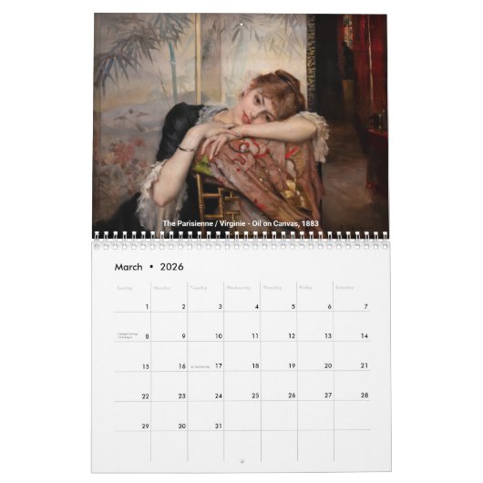 Albert Edelfelt Masterstuks Selection Kalender (Mar 2026)