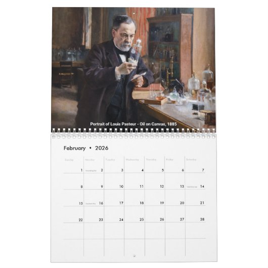 Albert Edelfelt Masterstuks Selection Kalender (Feb 2026)