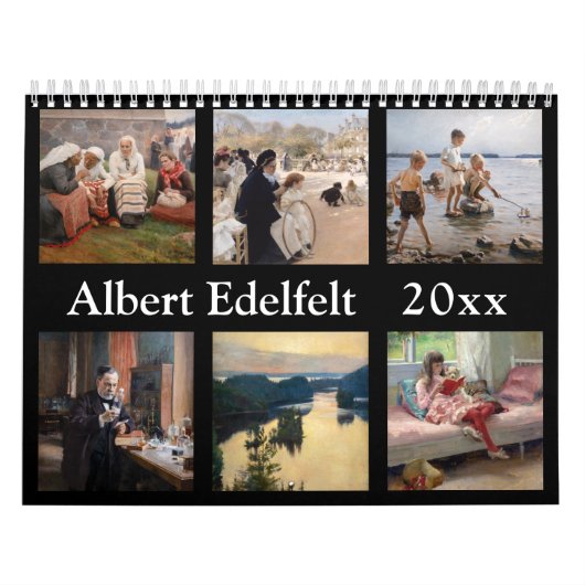 Albert Edelfelt Masterstuks Selection Kalender (Hoes)